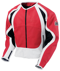 Icon Merc red Leather Jacket